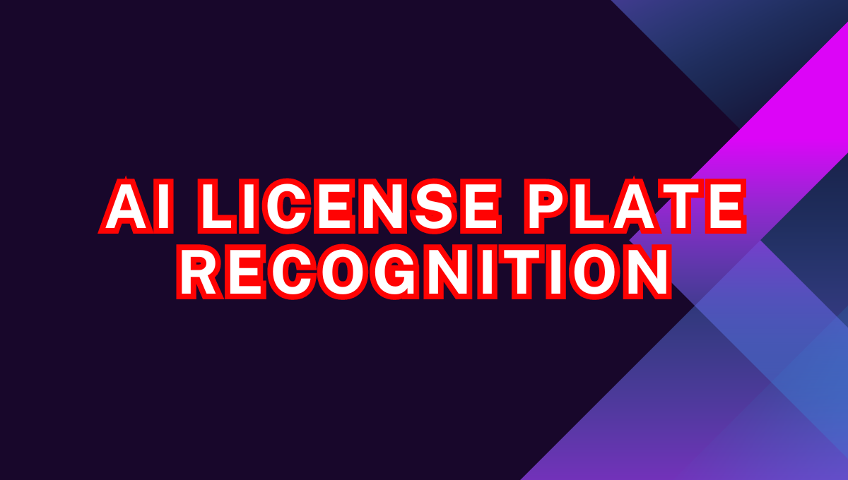 AI License Plate Recognition